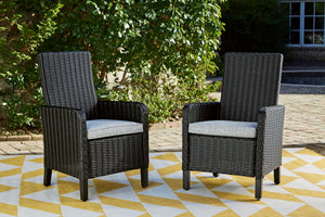  this dining arm chair with cushion elevates the art of alfresco living. Beautiful and durable enough for indoor and outdoor use