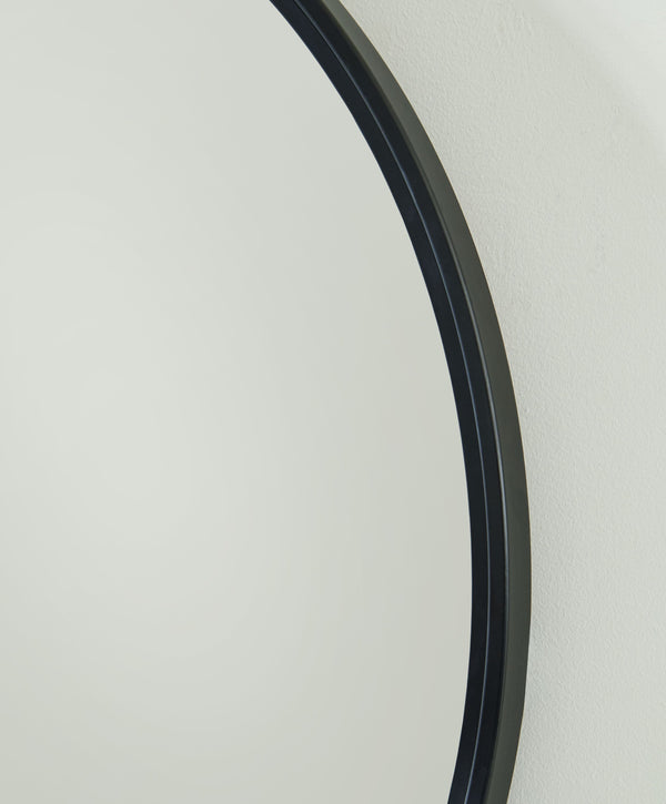 Brocky - Black - Oval Accent Mirror