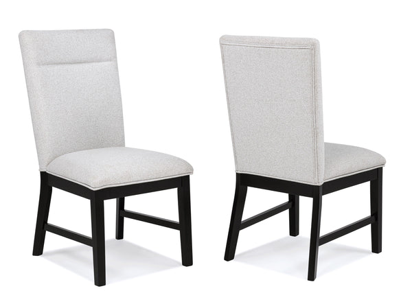 Sebastian - 5 Piece Dining Room Set - Black / Gray