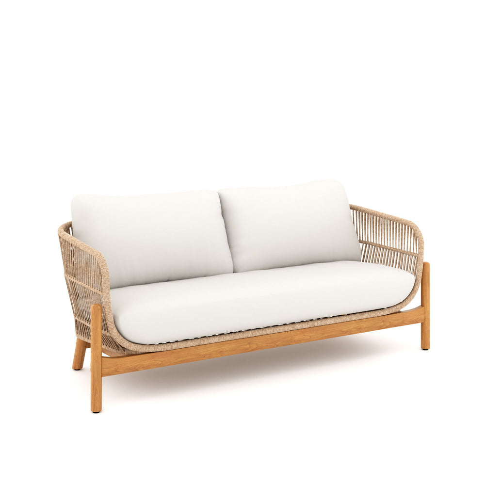 The Solstice Loveseat is a marvel of durability and style for your outdoor oasis. Crafted with FSC Certified, Eco-Friendly Acacia Solid Wood, this loveseat promises lasting quality. Its color-fast, weather-resistant fabric ensures vibrant hues that resist