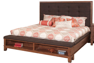  and practicality. This meticulously crafted bed features a solid Rubberwood frame