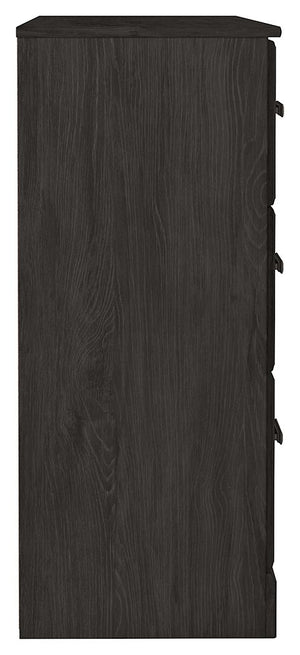 Belachime - Charcoal - Six Drawer Dresser