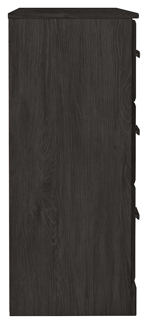 Belachime - Charcoal - Six Drawer Dresser