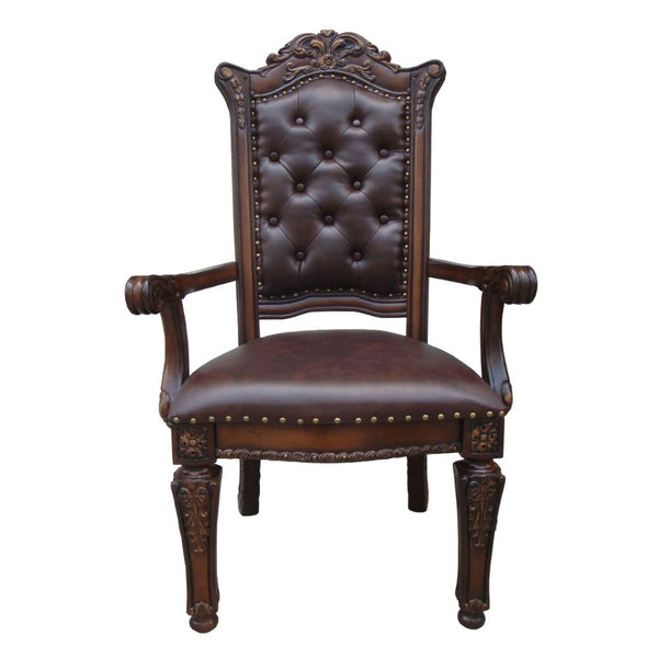  Arm Chair Backrest: Button Tufted (Inside)