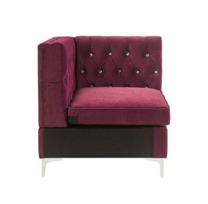 Jaszira - Wedge - Burgundy Velvet