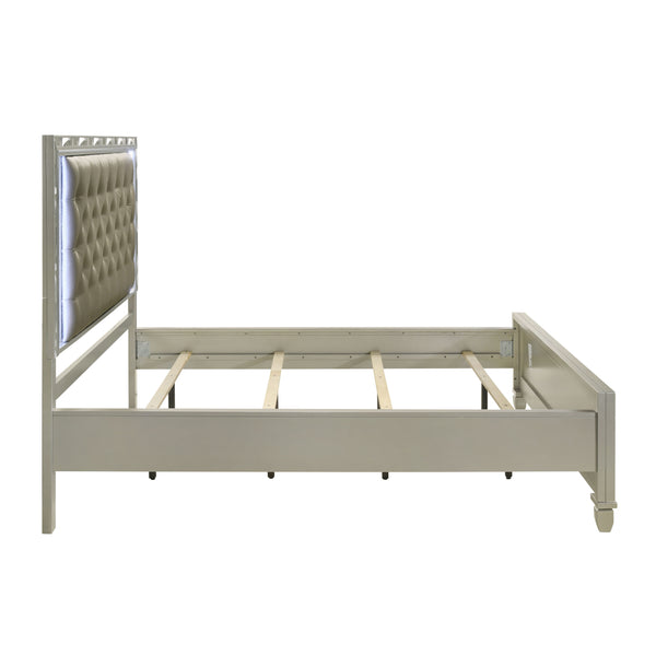 Radiance - 6/6 King Bed - Pearl Silver