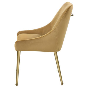 Mayette - Upholstered Side Dining Chair (Set of 2) - Cognac