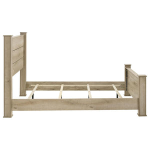 Oakglen - Queen Panel Bed - Weathered Oak