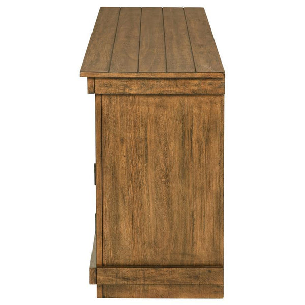 Payne - 60## TV Stand Media Console - Distressed Brown