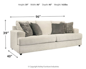 Soletren - Stone - Sofa