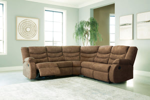 Partymate - Brindle - 3 Pc. - 2-Piece Rec Sectional