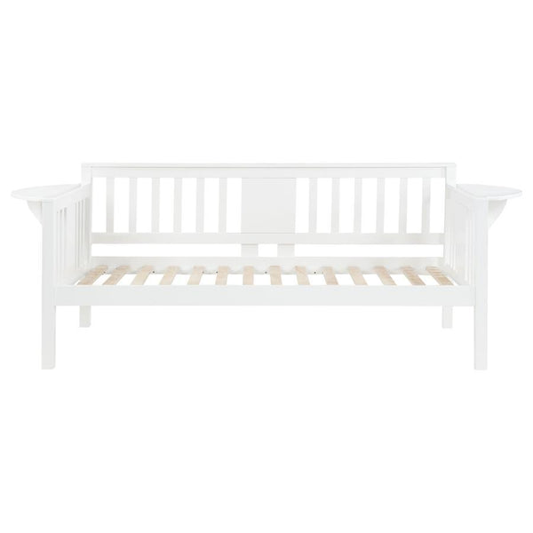 Bethany - Wood Twin Daybed With Drop - Down Tables - White