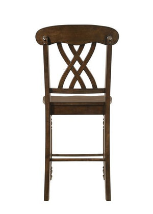 Dylan - Counter Height Chair (Set of 2) - Walnut Finish