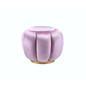  this Heiress ottoman will be a great addition to any arrangement. Founded a top metal round base in a gold finish