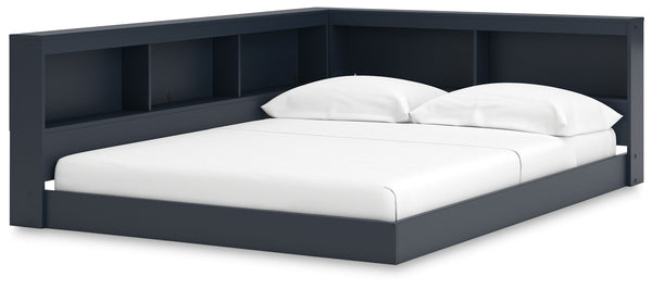 Immerse yourself in this full bookcase storage bed, where Shaker-style design meets a stunning navy blue finish. The crisp lines effortlessly complement farmhouse, coastal and transitional decor. Sleek in its simplicity, its low profile suits your desire 