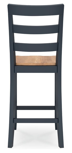 Gesthaven - Natural / Blue - Barstool (Set of 2)