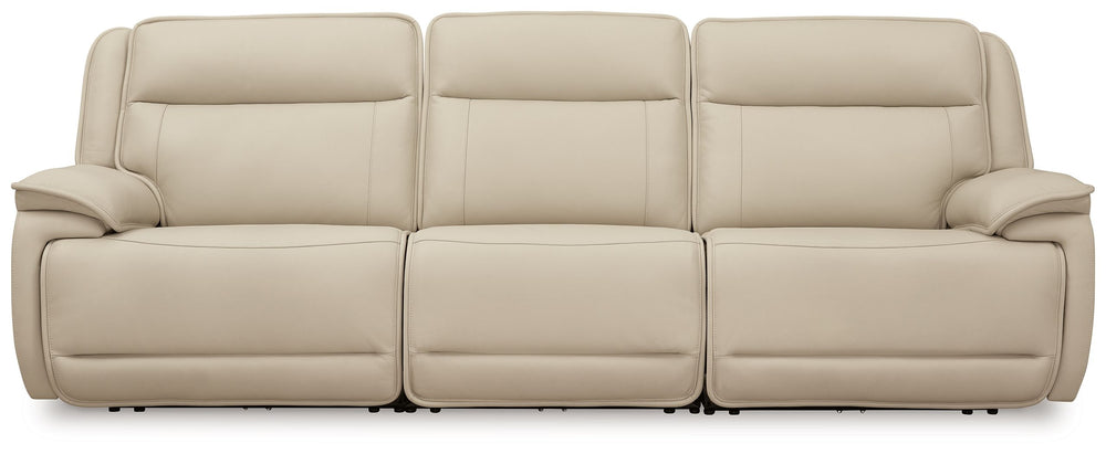 This power reclining sectional sofa is the perfect combination of sleek style and thoughtful functionality. Engineered for comfort and convenience, it offers concealed storage compartments and endless relaxation. From movie nights to family gatherings, it