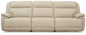 This power reclining sectional sofa is the perfect combination of sleek style and thoughtful functionality. Engineered for comfort and convenience, it offers concealed storage compartments and endless relaxation. From movie nights to family gatherings, it