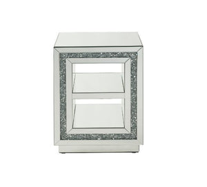  yet elegant textured look. Shimmering border design with faux diamonds adds modern glamour to this piece. Two tier shel