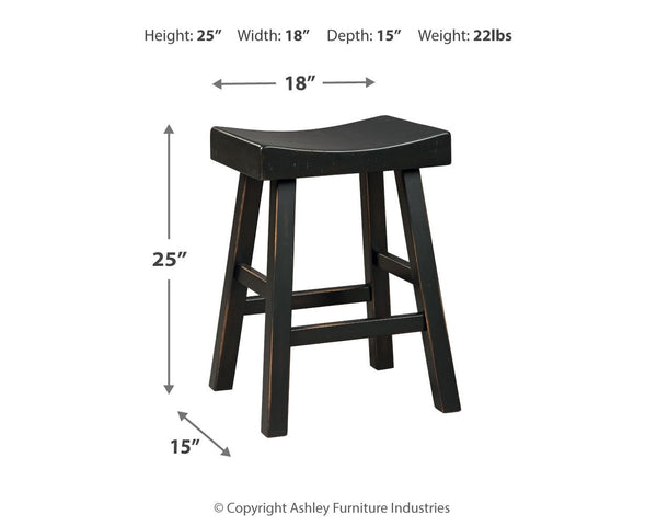 Glosco - Black - Stool (Set of 2)