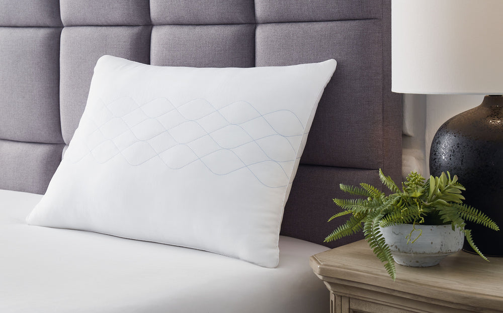 This pillow gently embraces and molds into your shape for a perfect custom fit. Gel-like fiberfill shifts while you snooze, providing support where you need it most. The soft, luxurious microfiber cover provides superior comfort to help you fall into blis