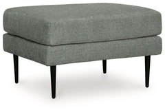 Simple comfort meets modern function in this ottoman. An apt addition to apartments and other small spaces, this slim-profiled companion piece welcomes you with its cozy character. A subtle chevron pattern refreshes the classic neutral hue, elevating the 