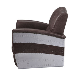  such as nail-head trim on the curved armrests