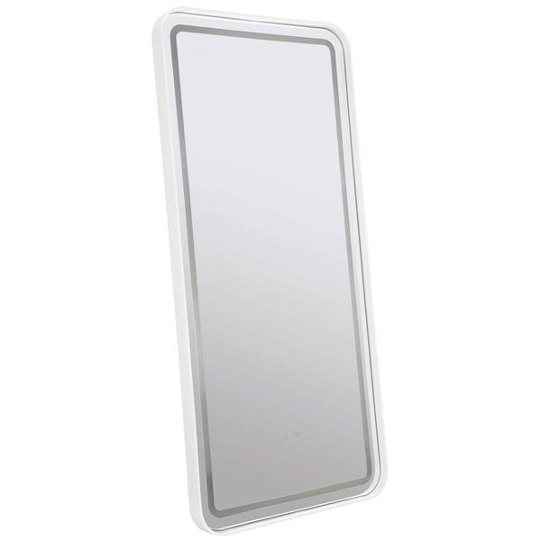 Upgrade your bath or dressing area with the convenience of a lighted standing mirror. Perfect for full length outfit checks, it-'s a modern design with an integrated LED light and built-in Bluetooth speaker. The speaker is perfect for music or podcasts wh