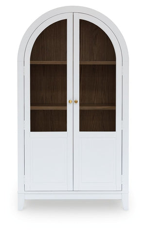 Dagandale - White / Natural - Accent Cabinet