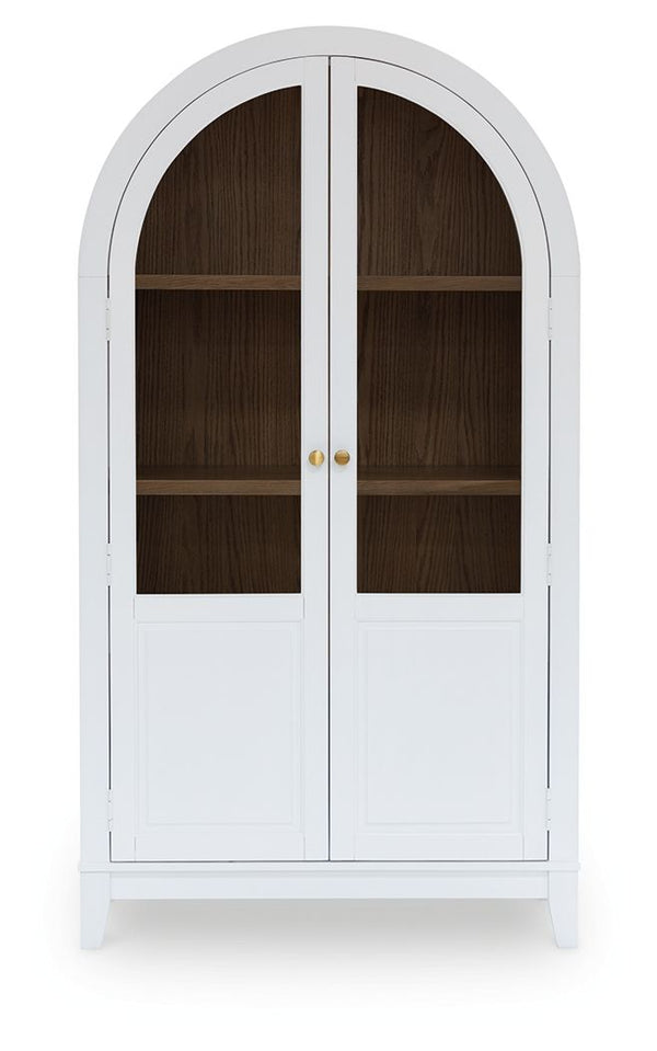 Dagandale - White / Natural - Accent Cabinet