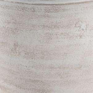 Meadie - Distressed White - 9" Vase