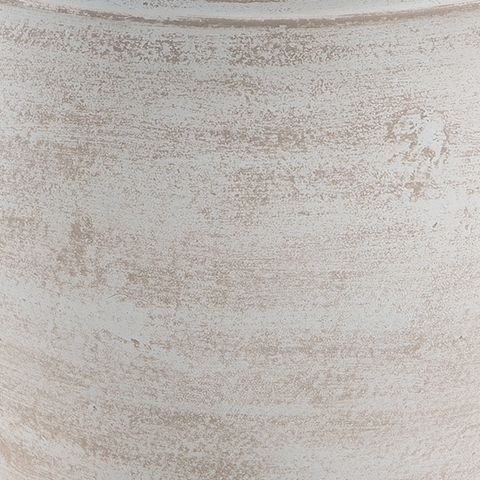 Meadie - Distressed White - 9" Vase