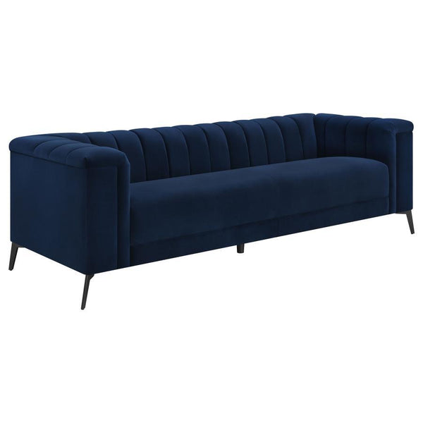  this three-piece living room set includes a sofa