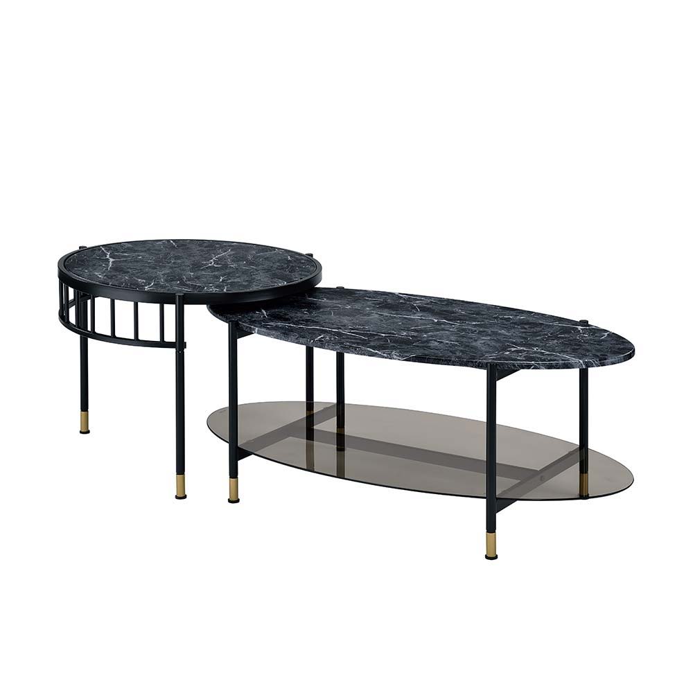 Silas - Coffee Table - Black - 40-"