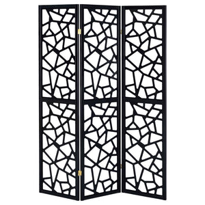  while the open geometric design allows ligh