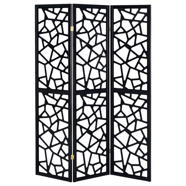  while the open geometric design allows ligh