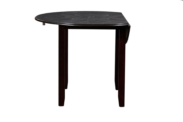 Gia - 3 Piece Dining Set (Dining Drop Leaf Table & 2 Chairs) - Ebony