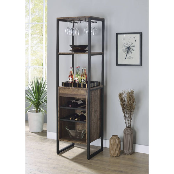  Wine Bottle & Steamware Rack â€¢ Wooden Case with Metal Sled Frame & Adjustable Caps (Open Top/Base)<br/><br/><b>Product Features</b><ul><li>Square Wine Rack</li><li>St