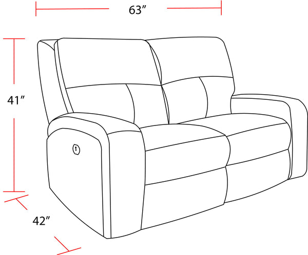 Polaris - Power Reclining Sofa And Loveseat - Kahlua