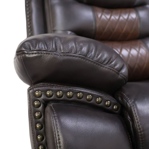 Nikko - Glider Recliner With Power Footrest - Brown