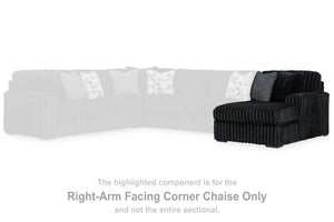 Midnight-Madness - Onyx - Raf Corner Chaise