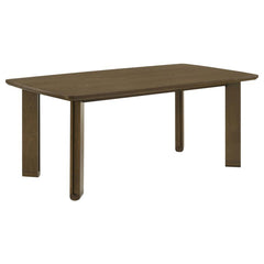 Transform every meal into a memorable gathering with this 71-inch dining table, showcasing a refined silhouette and a warm oak veneer surface in brown finish. Engineered wood reinforces its structure, while the Asian hardwood frame ensures enduring stabil