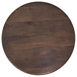 Dale - Round Solid Mango Wood Coffee Table - Brown