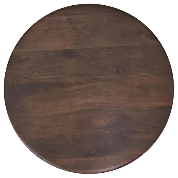 Dale - Round Solid Mango Wood Coffee Table - Brown