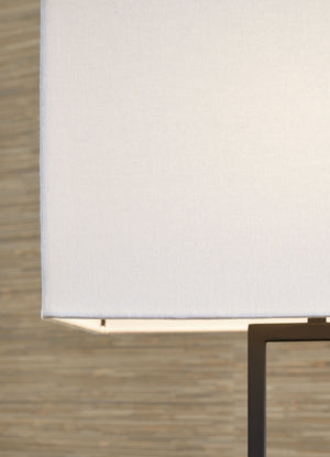  adds a designer touch to your abode. The contrasting white shade diffuses light for a soft artistic ambiance.<br><br><b>Additional Dimensions</b><br><ul><