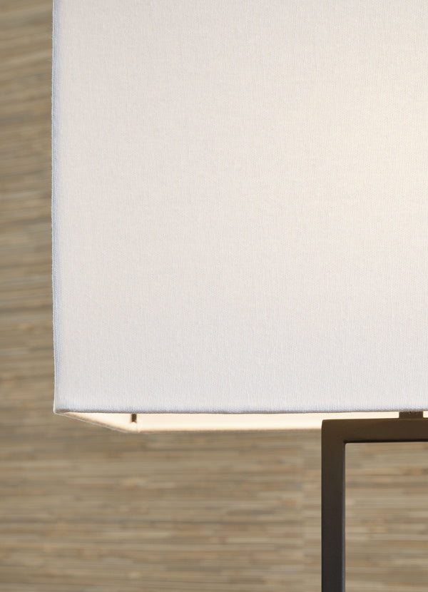  adds a designer touch to your abode. The contrasting white shade diffuses light for a soft artistic ambiance.<br><br><b>Additional Dimensions</b><br><ul><
