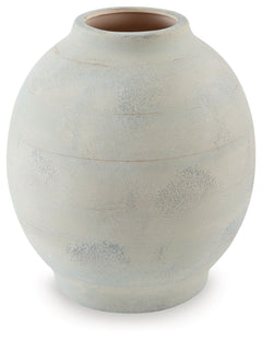 Dressed up with faux florals or standing alone, this vaseâ€™s trend-right sage green finish makes a chic impression. Ceramic craftsmanship gives it a timeless feel. What an artful addition to your tablescape, bookshelf or mantel.<br/><br/><b>Product Featu