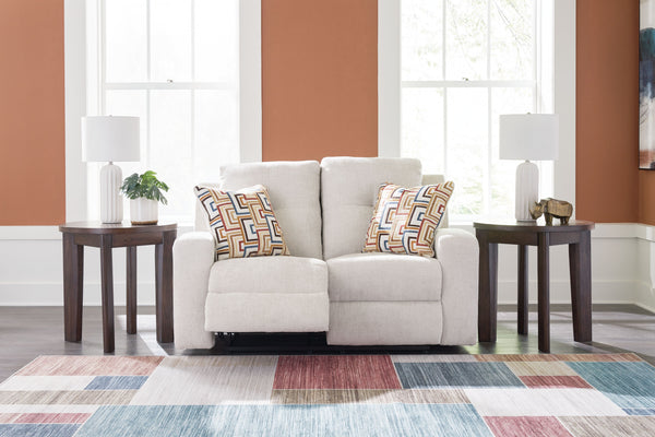 Danum - Stone - Reclining Loveseat