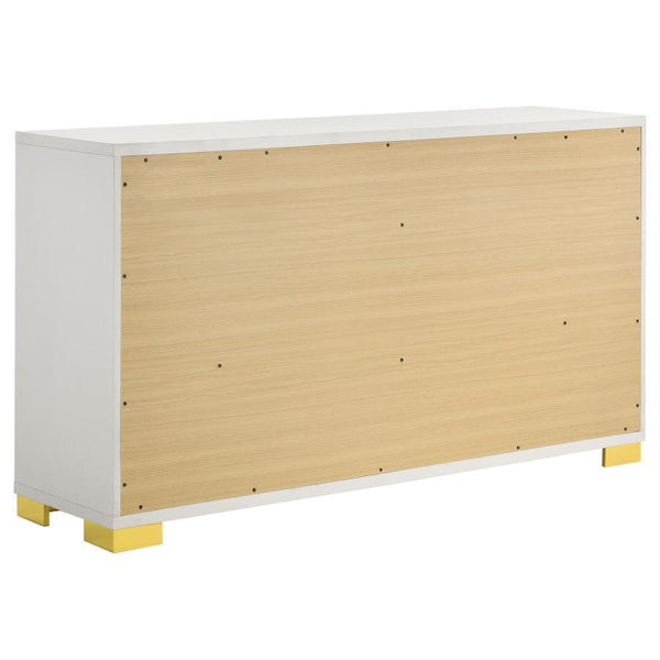 Marceline - 6-Drawer Dresser - White
