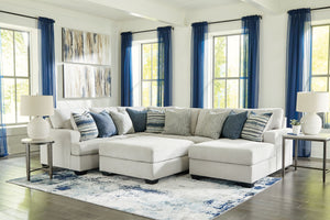 What a pleasant surprise: high-end luxury made comfortably affordable. Thatâ€™s what makes this sectional set with chaise in stone gray so alluring. Made exclusively for those wanting to make a designer statement, this finely crafted sectional is dressed 